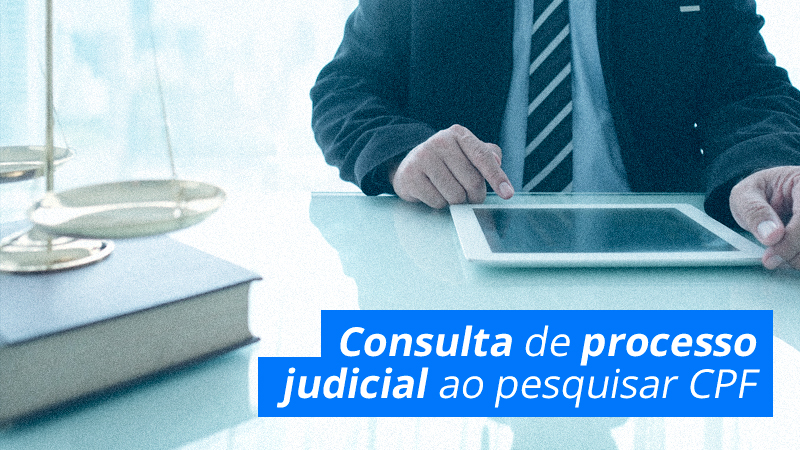 Consultar Processo Judicial ao pesquisar CPF