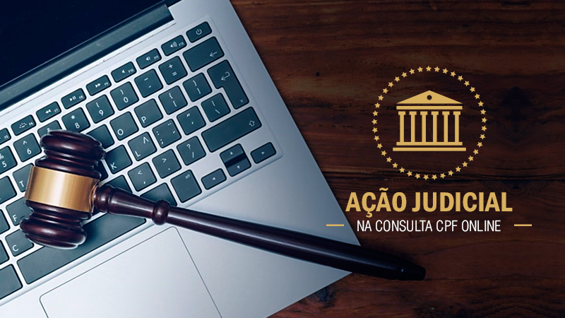 Ação Judicial na Consulta CPF OnLine