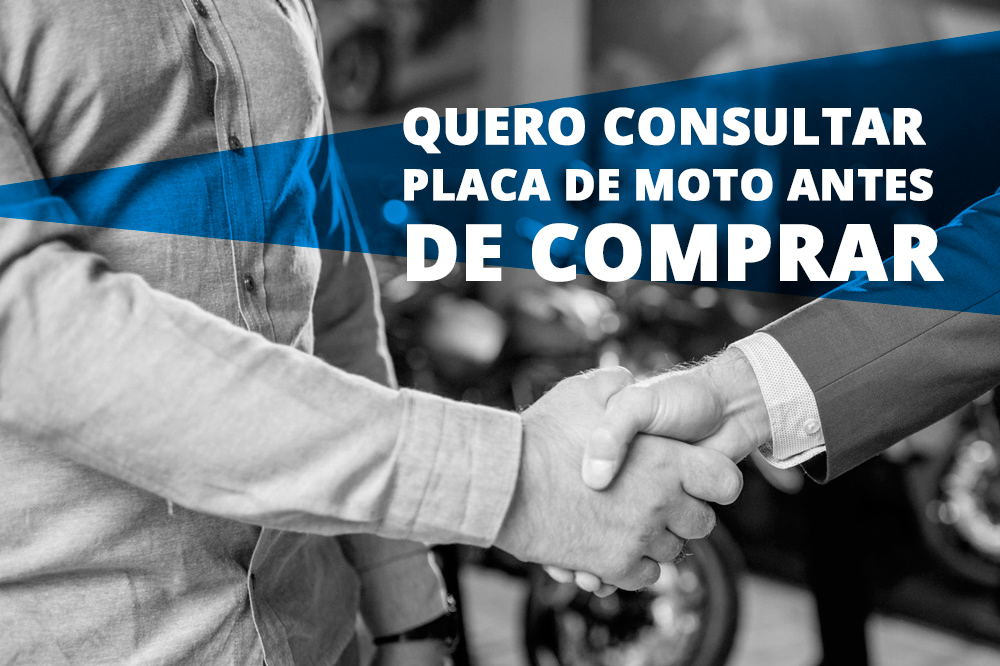 Como consultar placa de moto antes de comprar