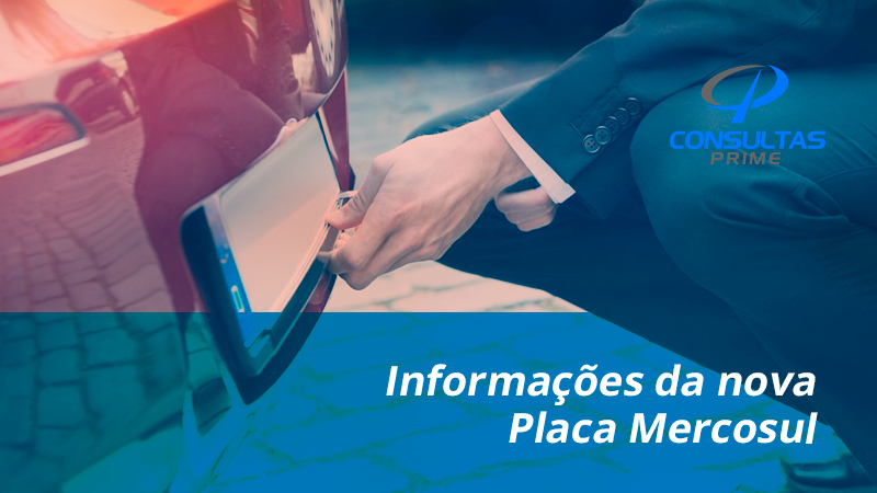 Informações da nova Placa Mercosul