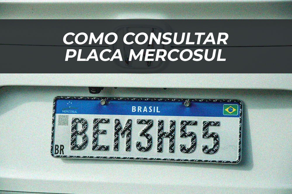 Como consultar placa mercosul e chassi