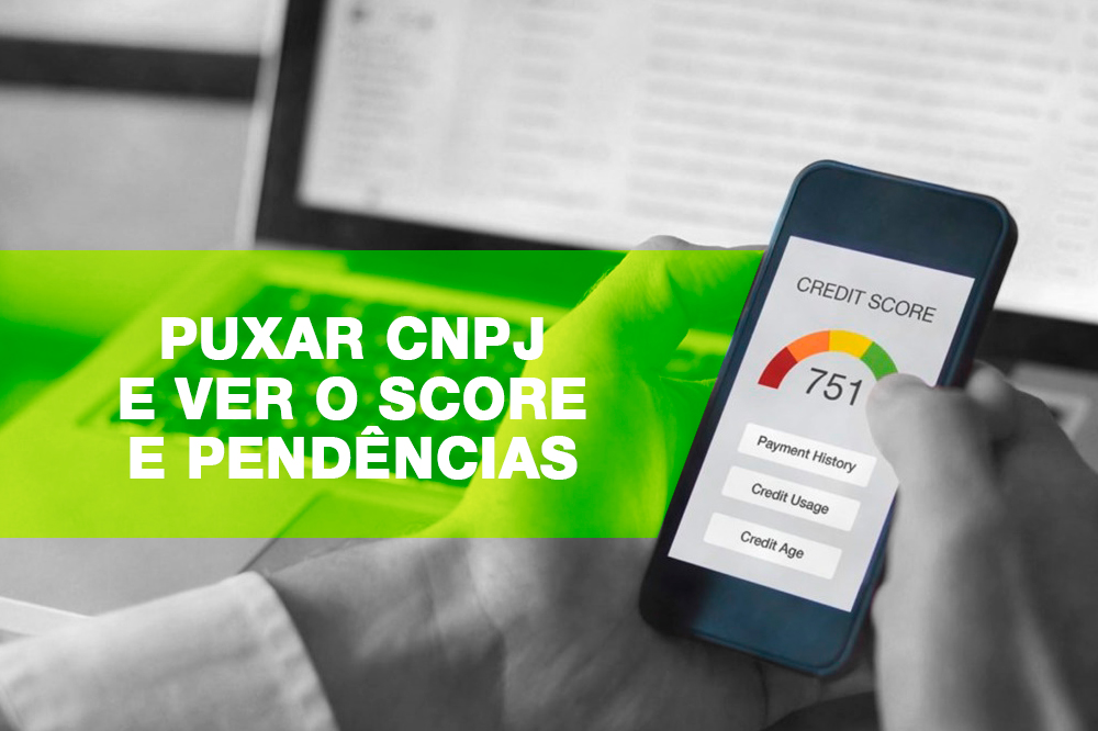 Puxar cnpj e ver o Score e pendências