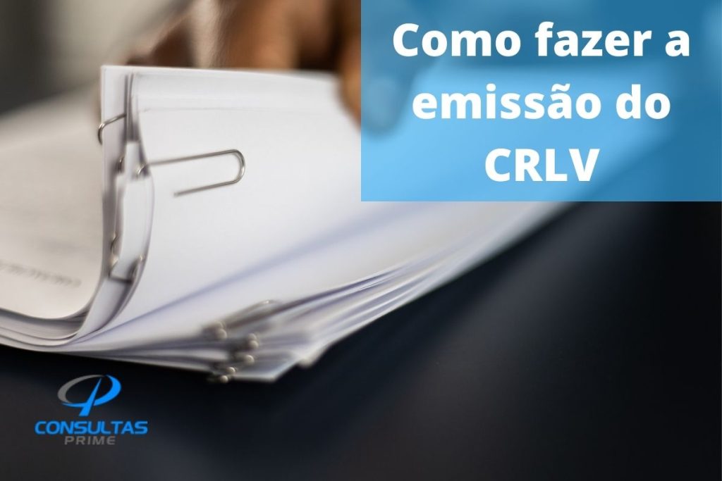 emissão do CRLV