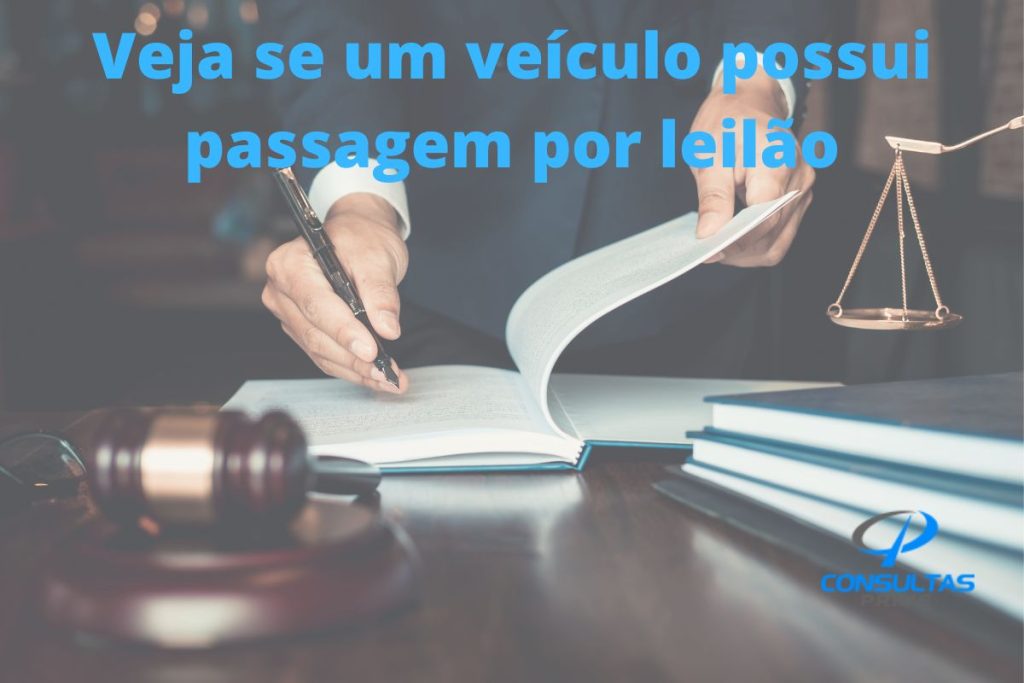 Verificar veículo com passagem por leilão