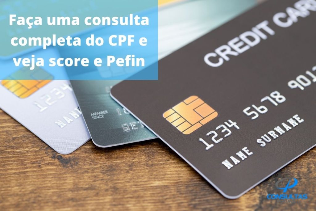 consulta CPF Completa e veja score e Pefin