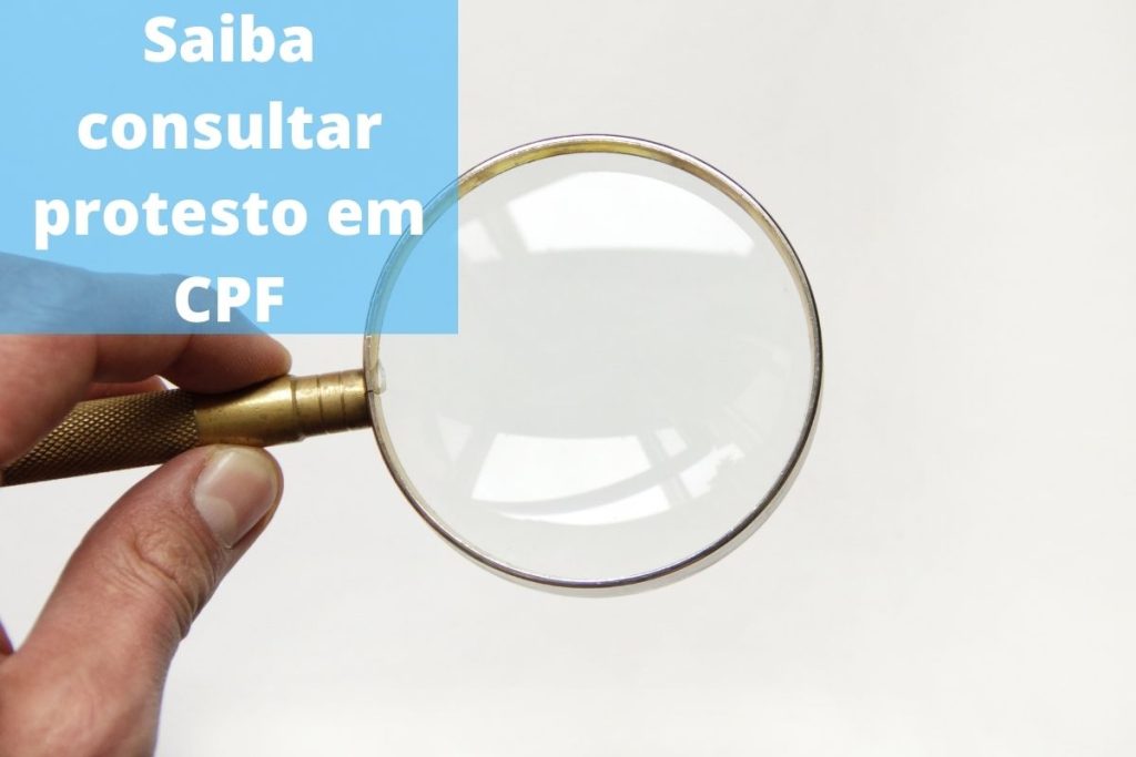 Consultar protesto CPF