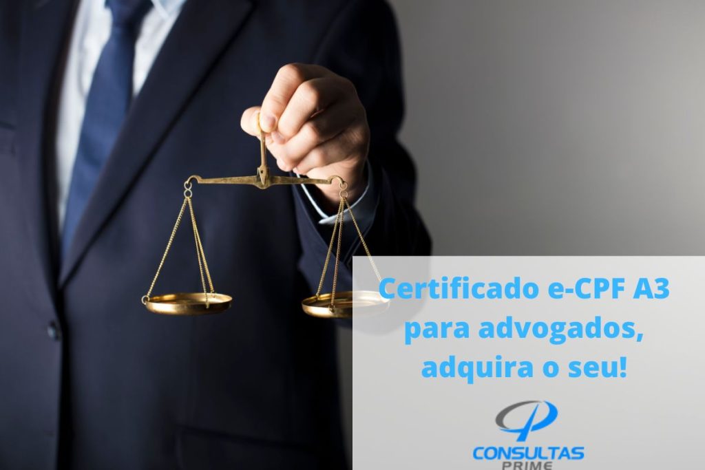 certificado digital e-CPF A3