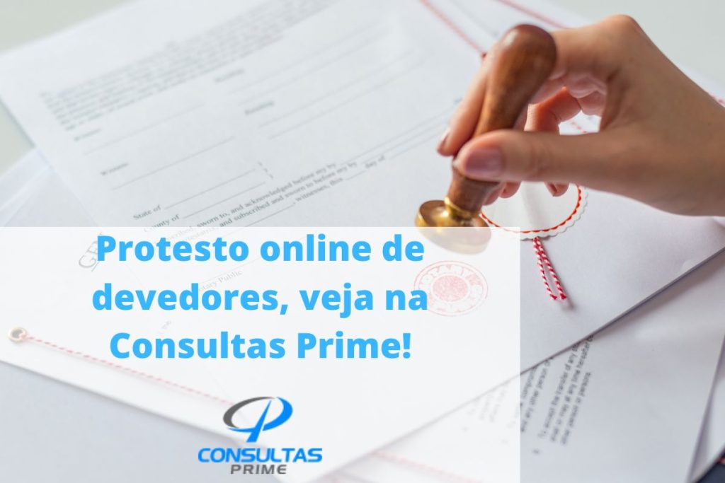 Protesto online